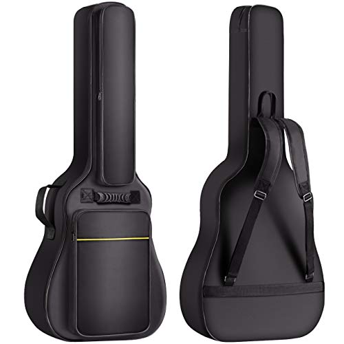 CAHAYA Funda de Guitarra Universal Acolchada con Bolsillo de Atril de Música para Guitarra Acústica y Clásica - Nueva Versión Actualizada Modelo CY0177