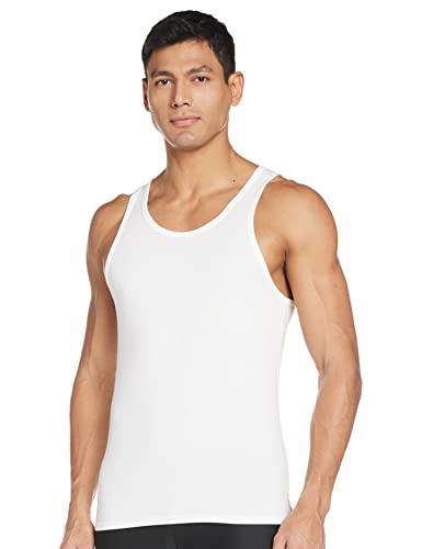 Calvin Klein 2p Tank Camiseta sin Mangas, Blanco (Blanco 100), M para Hombre