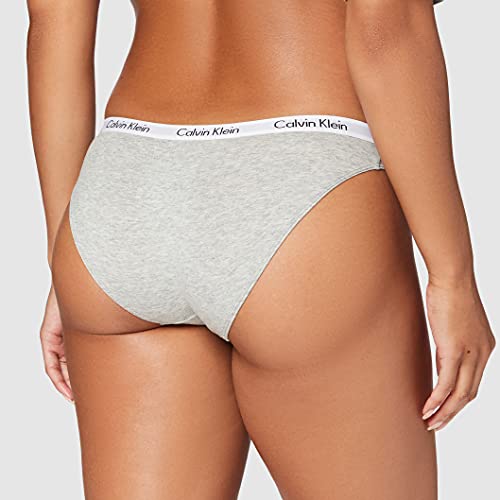 Calvin Klein Carousel Bikini para Mujer, Gris (Grey Heather 020), Medium