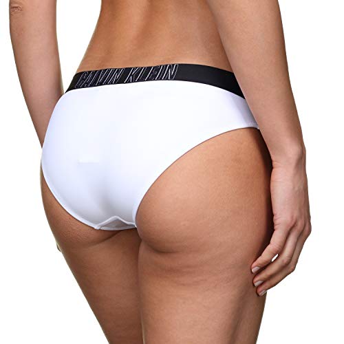 Calvin Klein Classic HR Braguita de Bikini, Blanco (Pvh White 143), 40 (Talla del Fabricante: Large) para Mujer