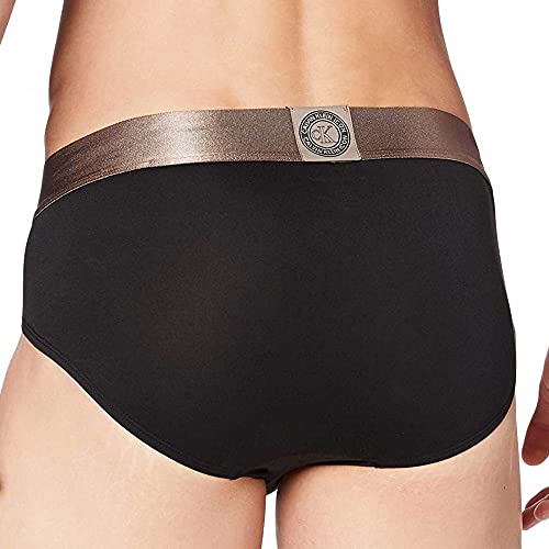 Calvin Klein Hip Brief Ropa Interior, Black, M Unisex Adulto