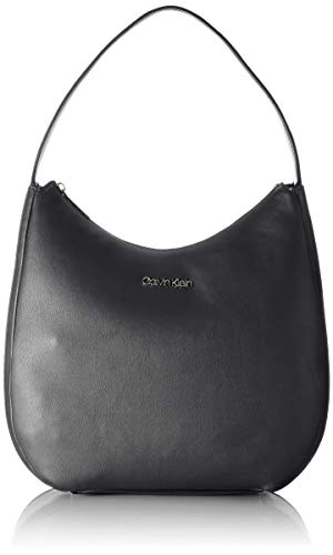 Calvin Klein, HOBO para Mujer, Schwarz, 28 Inches, Extra-Large