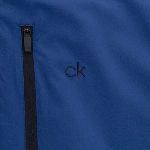 Calvin Klein Hombre Color Block Ultra Lite Chaqueta de Golf - Armada/Royal - XL