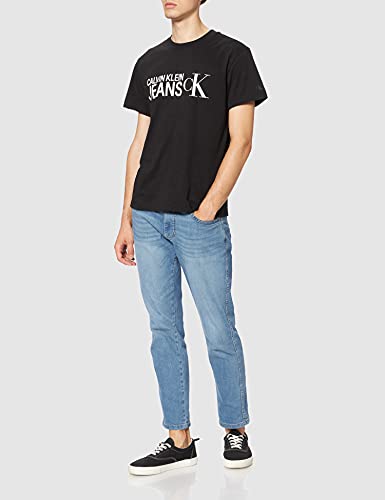 Calvin Klein Jeans Seasonal Institutional SS Tee, Camiseta para Hombre, Negro (Ck Black), M