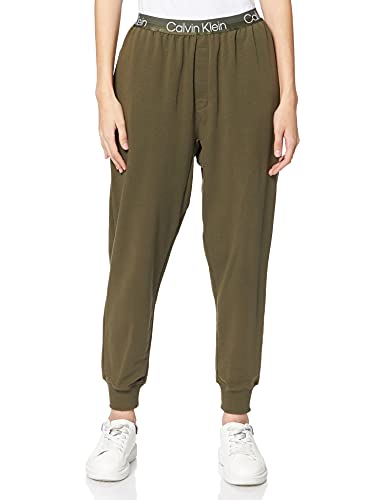 Calvin Klein Jogger, Pantalon de Pijama para Hombre, Verde (Army Green), S