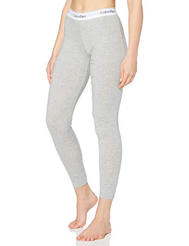 Calvin Klein Modern Cotton Sleepwear-Pant Pantalón de Pijama, Grau (Heather Grey 020), L para Mujer