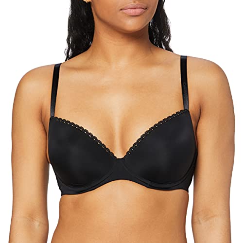 Calvin Klein Seductive Comfort-Customized Lift Sujetador, Negro (Black 001), 75D para Mujer