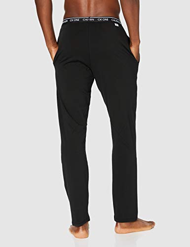 Calvin Klein Sleep Pant Pantalones de Pijama, Black, M para Hombre