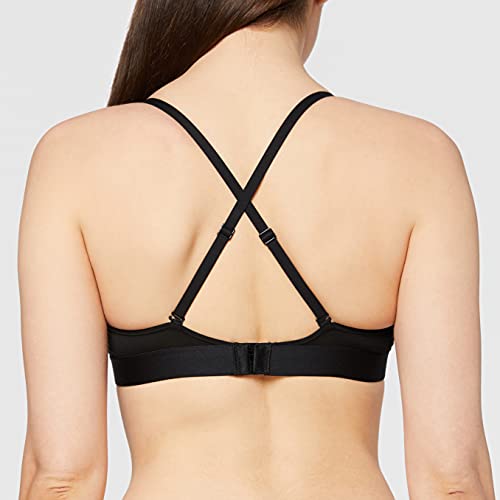 Calvin Klein Unlined Triangle Sujetador de triángulo, Negro (BLACK 001), 90 (Talla del fabricante: Medium) para Mujer