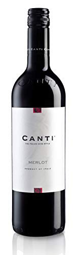 Canti Merlot Vino Tinto Seco Italiano - 6 Botellas X 750ml