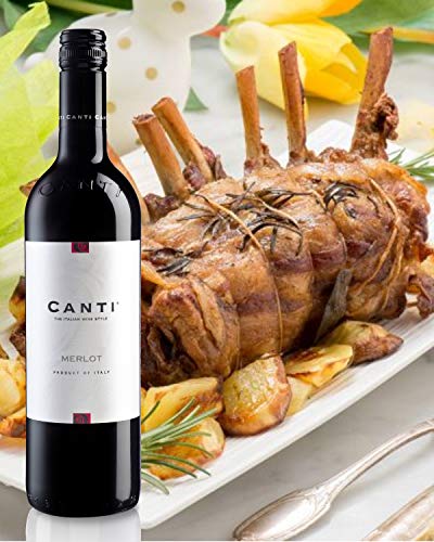 Canti Merlot Vino Tinto Seco Italiano - 6 Botellas X 750ml