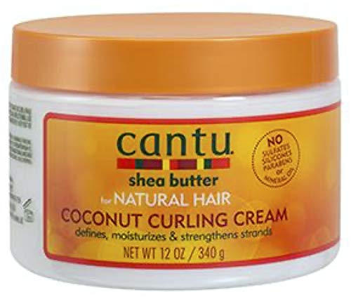 Cantu Shea Butter Comeback Curl Next Day Curl Revitalizer, Crema activadora de rizos y crema de rizos de coco (juego de 3)