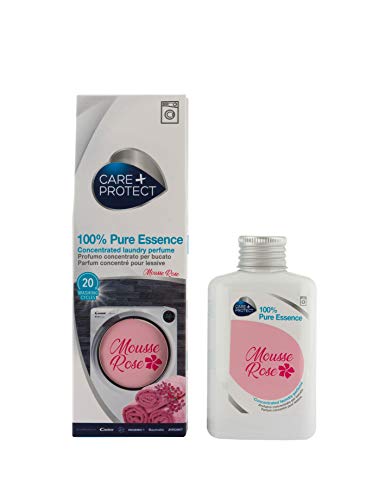 CARE + PROTECT 3 Fragancias de Lavandería 100% Pure Essence, Blue Wash + Mousse Rose + Fiori di Talco, Aromatizantes para Lavadora, fórmula activa de larga duración, hasta 5 semanas, (3x100ml)