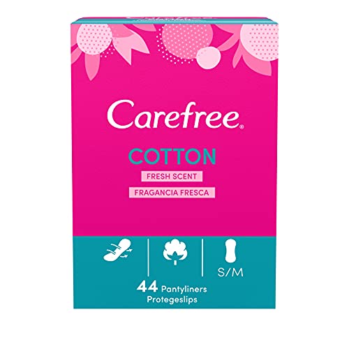 Carefree Salvaslip Cotton Fragancia Fresca 44 unidades 120 g