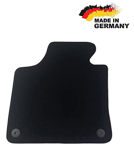 Carstyling Alfombrilla Coche para Audi A3 8P 1 Parte Estera del Conductor Auto Premium Velours Antracita Borde Antracita