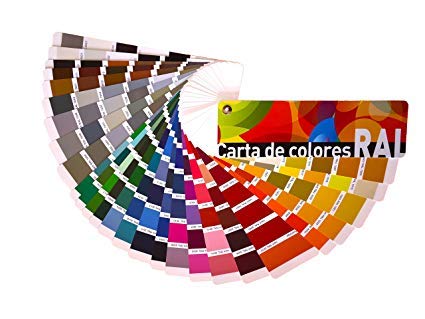 Carta de colores RAL Estándar. Paleta de colores profesional.