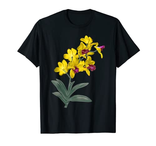 Cattleya Orquídeas Flor Plantas Botánicas Para Hombres y Mujeres Camiseta