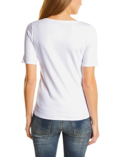 Cecil 311780 Lena Camiseta, Blanco (White 10000), S para Mujer