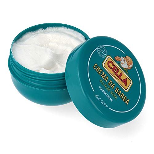 Cella Milano Jabón de Afeitar Orgánico BIO Alloe Vera Cella Milano 150ml 200 g