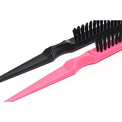 Cepillos para el Pelo de Cerdas de Jabali Peine Cepillo de 3 Filas Cepillo Antiestático Profesional del Pelo para Mujeres, Hombres y Niños, No Más nudos, Adecuado para Cabello Largo y Corto (12 cm)