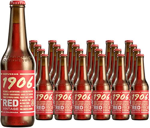 Cerveza 1906 Red Vintage Cerveza - Pack de 24 botellas x 330 ml - Total: 7.92 L