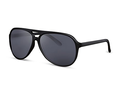 Cheapass Gafas de Sol Grandes Modernas Cristales Mate Ahumados Montura Negra Para Chicos y Hombres. Protección UV400