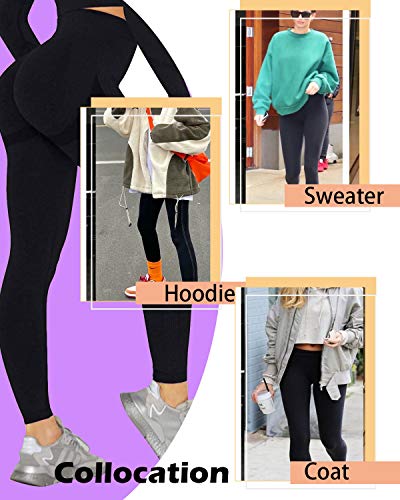 CheChury Moda Mallas Pantalones Deportivos Leggings Mujer Cintura Alta Push Up Pantalones de Yoga Sin Costuras Elásticos y Transpirables Fitness Estiramiento Leggins Deportivos