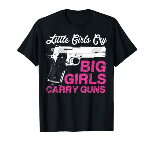 Chica Amante del arma Chicas Grandes Llevar Camiseta