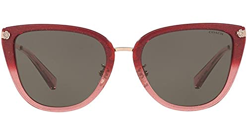 Coach Gafas de Sol HC 8276 BURGUNDY PINK/GREY 56/19/140 mujer