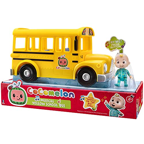 CoComelon CMW0015 Autobús con Sonido y Figura de JJ para niños, a Partir de 2 años