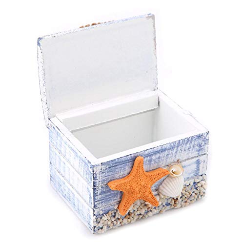 Cofre Del Tesoro De Madera Estilo Mediterráneo Joyas Caja De Dulces Caja De Almacenamiento Portátil Para Bodas, Favor De La Fiesta, Dulces, Dulces Mini Regalos, Juego De Costura, Organizador De Cosmét