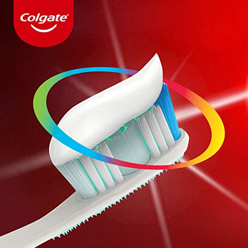 Colgate Kit Total Original, Pasta de Dientes, Protege Contra Problemas de Encías, Caries, Placa, Dientes Sensibles, Sarro, Daño del Esmalte y Manchas en los Dientes, Pack de 4 Uds x 75ml + 1 Ud x 20ml