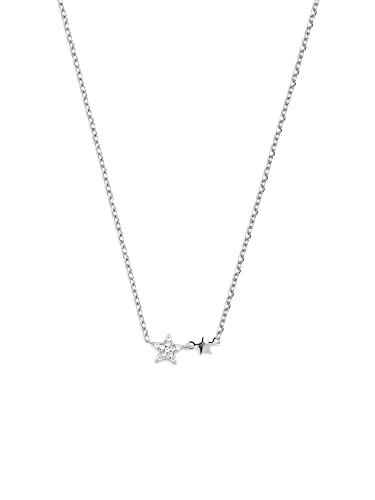 Collar Duo Stars Plata - Joyas Mujer