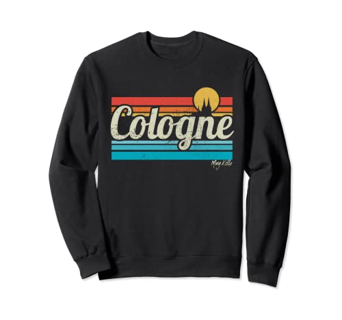 Colonia Diciendo Retro Vintage Surfer Köln Lover Cologne Sudadera