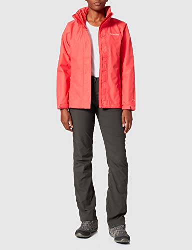 Columbia Mujer Chaqueta impermeable, Timothy Lake W Jacket, Poliéster, Rojo (Red Coral), Talla: S, 1840501