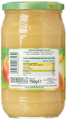 Compota Manzana-Platano Andros 750G