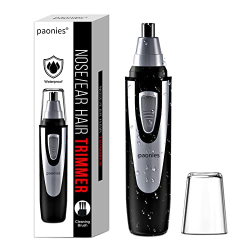 Cortapelos Nariz y Oreja - Profesional Nose Hair Trimmer sin Dolor Cuchillas de Acero Inoxidable Recortador de Vello Facial, Nariz y Orejas