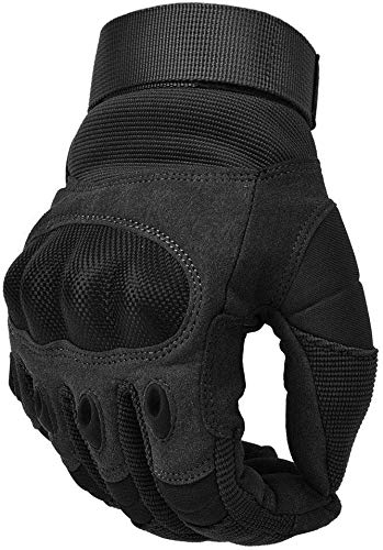 COTOP Guantes de Moto, Guantes de Pantalla táctil de Nudillos Duros Guantes de Motocicleta ATV Riding Full Finger Motocicleta Bicicleta Bicicleta Ciclismo Guantes Deportivos para Hombres