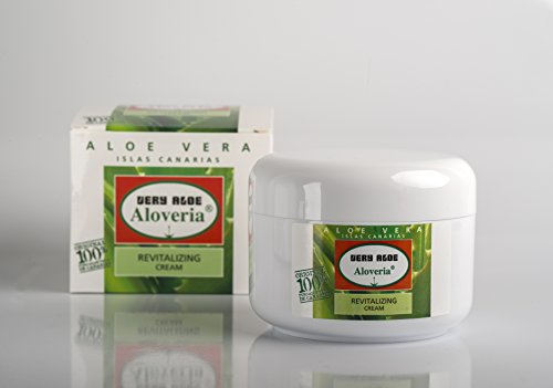 Crema Aloe Vera revitalizante para la cara y piel Aloveria 50ml 100% Natural