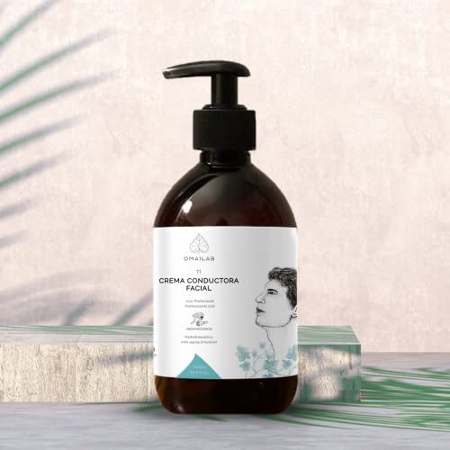 Crema Conductora Ecológica Radiofrecuencia Facial 1.000 ml - OMAÏLAB Compatible con cualquier dispositivo de radiofrecuencia del mercado que trabaje con textura crema no gel