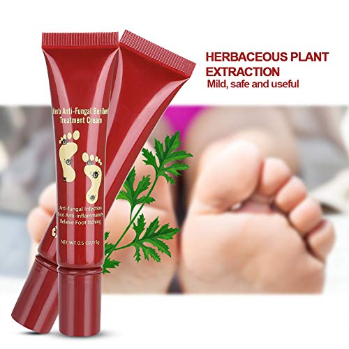 Crema Para el Tratamiento de los Pies 15g, Crema Hidratante para Plantas Naturales Ungüento para Aliviar los Hongos Picazón, Cuidado Crema Pies Secos y Agrietados