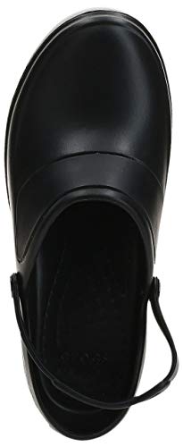 Crocs Mercy Work Mujer Zuecos, Negro (Black), 39/40 EU