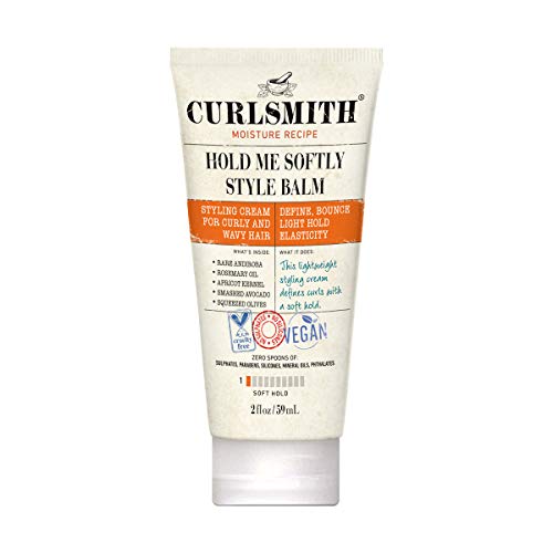 Curlsmith - Hold Me Softly Style Bálsamo – Crema vegana para cabello ondulado y rizado, aspecto natural (59ml)