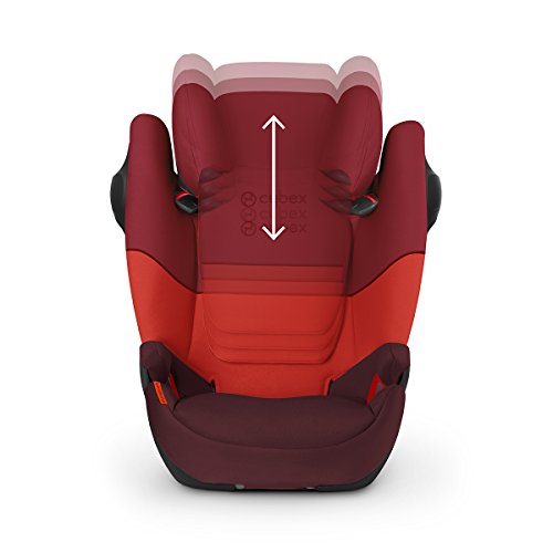 Cybex Silver - Silla de coche 2 en 1 para niños Pallas 2-Fix M SL, grupo 1/2/3 (9-36 kg), desde los 9 meses hasta los 12 años aprox., sin Isofix, purple rain