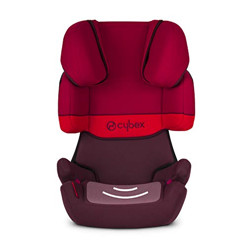 CYBEX Silver Silla de coche para niños Solution X, Grupo 2/3 15-36 kg, Desde los 3 hasta los 12 años aprox., Sin Isofix, Purple Rain