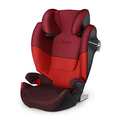 Cybex Silver Solution M-fix 519001119 Silla de Coche, Grupo 2/3, para Niños, para Coches con y sin Isofix, Colección Color 2021, Morado (Purple Rain)