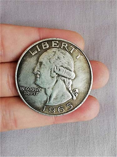 DDTing Liberty Morgan Dollars 1865 Monedas de un dólar Águila - Monedas de Gran América-Moneda Antigua Conmemorativa No Circulada-Descubra la Historia de las Monedas de Estados Unidos Bueno Servicio