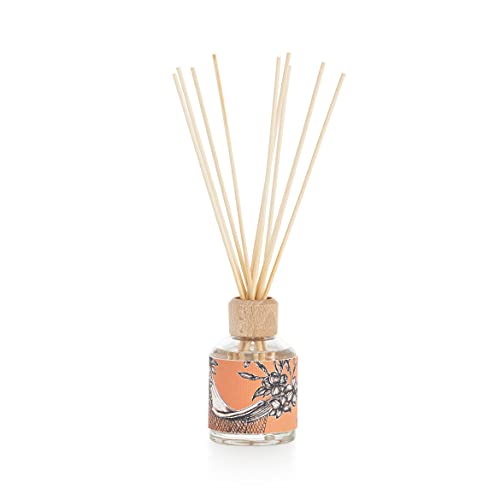 Decoragloba Ambientador Mikado Siesta en los Naranjos 100ml Perfume, Difusor de Varillas perfumadas, Aroma Floral y Cítrico, 5.8 cm