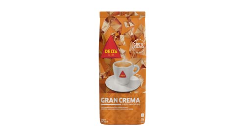 Delta S Gran Crema 100% Arábica -1 Kg- En Grano De Tueste Natural - Mezcla De S De Colombia Y Guatemala, Café, 1000 Gramo