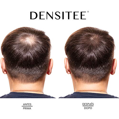 Densitee - Fibras Capilares de Queratina para la Caida de Cabello 29gr - Keratin Fibers para la Perdida de Cabello en Hombres y Mujeres - Disimula al Instante Calvicie - (Negro)